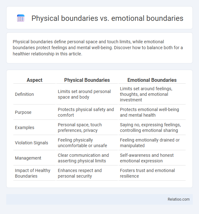 Physical boundaries vs. emotional boundaries - What is The Difference?