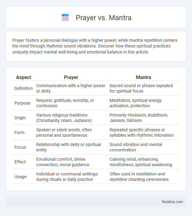 Prayer vs. Mantra - What is The Difference?