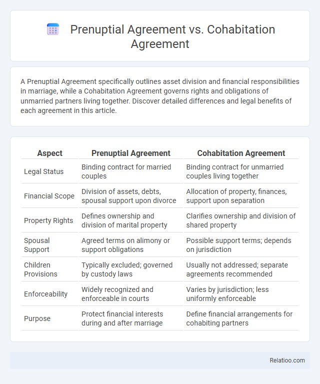 Prenuptial Agreement vs. Cohabitation Agreement - What is The Difference?