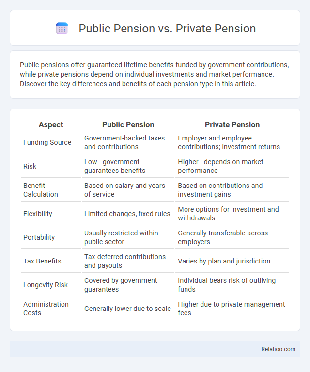 Public Pension vs. Private Pension - What is The Difference?