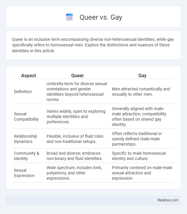 Queer vs. Gay - What is The Difference?