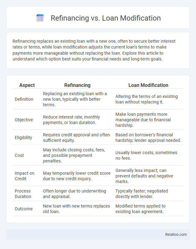 Refinancing vs. Loan Modification - What is The Difference?