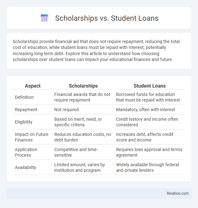 Scholarships vs. Student Loans - What is The Difference?