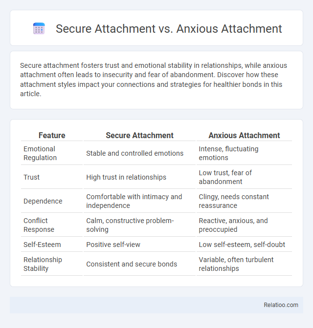 Secure Attachment vs. Anxious Attachment - What is The Difference?