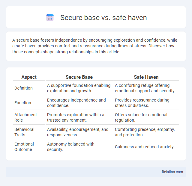 Secure base vs. safe haven - What is The Difference?