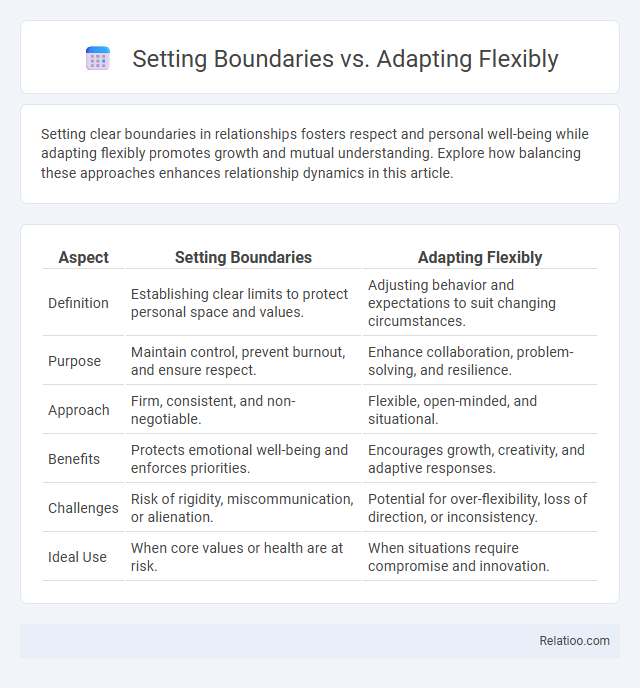 Setting Boundaries vs. Adapting Flexibly - What is The Difference?