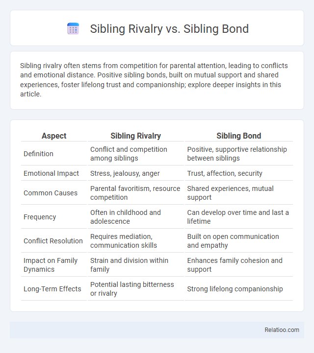 Sibling Rivalry vs. Sibling Bond - What is The Difference?