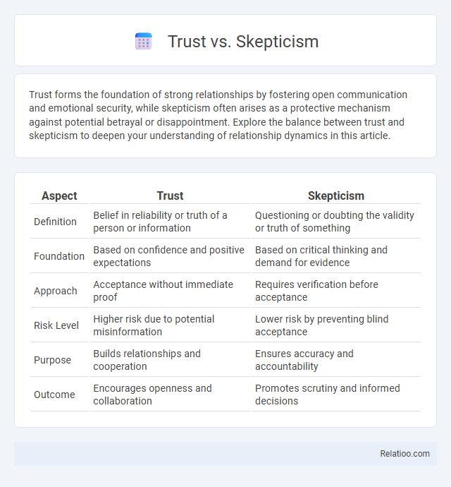 Trust vs. Skepticism - What is The Difference?