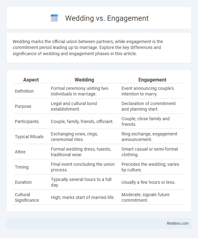 Wedding vs. Engagement - What is The Difference?