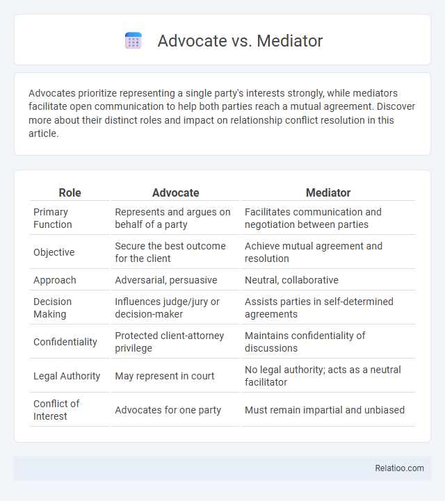 Advocate vs. Mediator - What is The Difference?
