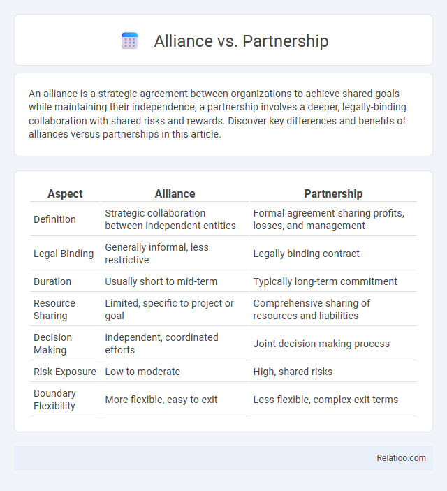Alliance vs. Partnership - What is The Difference?