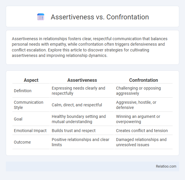 Assertiveness vs. Confrontation - What is The Difference?