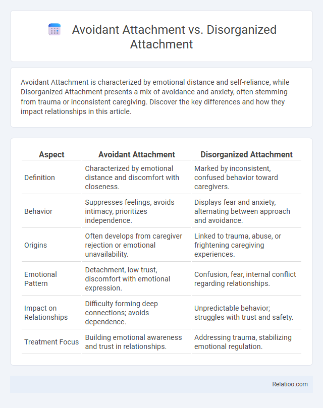 Avoidant Attachment vs. Disorganized Attachment - What is The Difference?