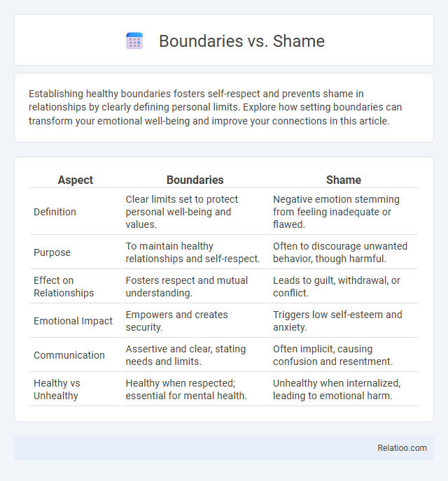 Boundaries vs. Shame - What is The Difference?
