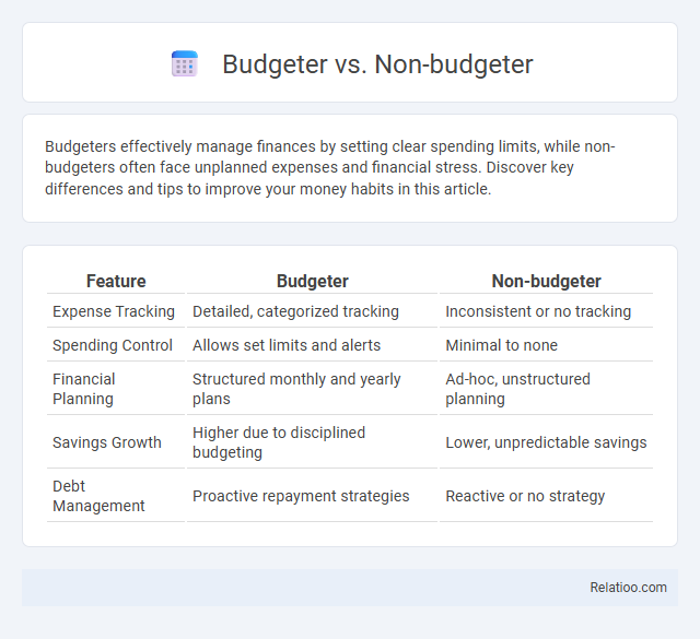 Budgeter vs. Non-budgeter - What is The Difference?