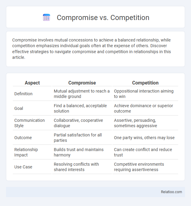 Compromise vs. Competition - What is The Difference?