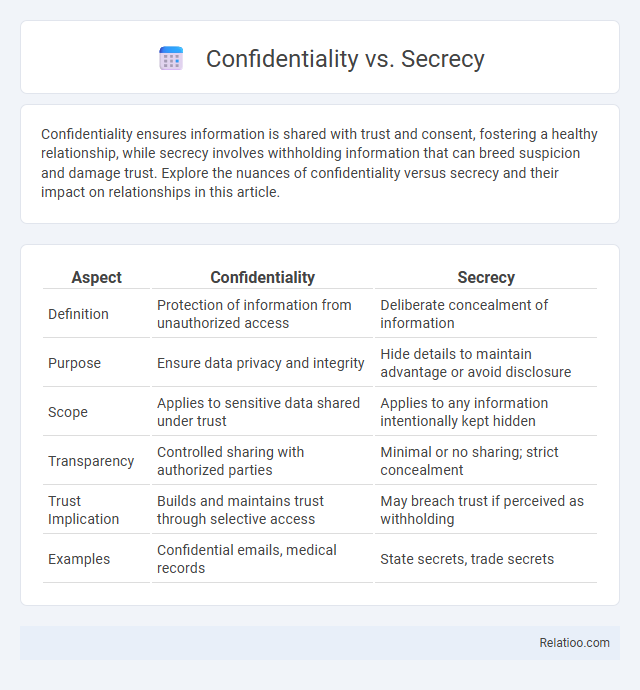 Confidentiality vs. Secrecy - What is The Difference?