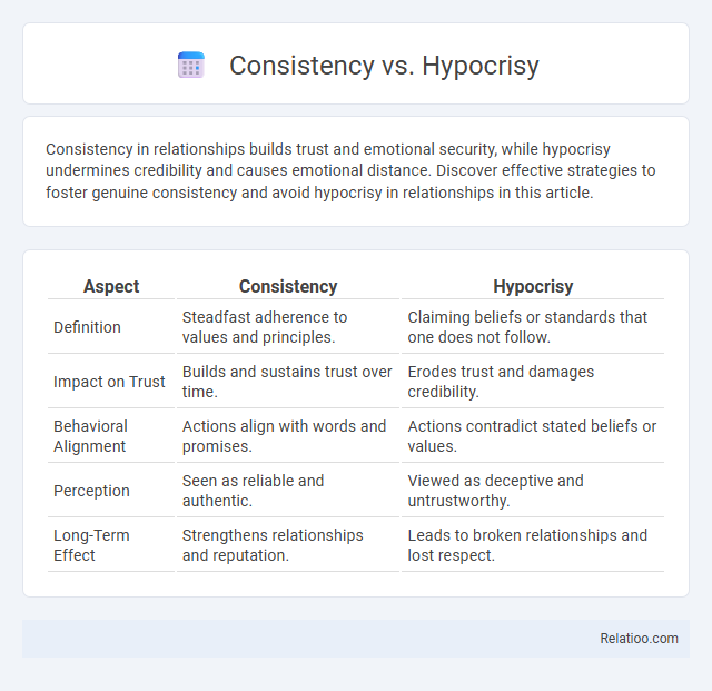 Consistency vs. Hypocrisy - What is The Difference?