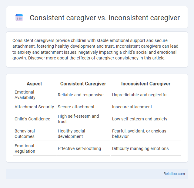 Consistent caregiver vs. inconsistent caregiver - What is The Difference?