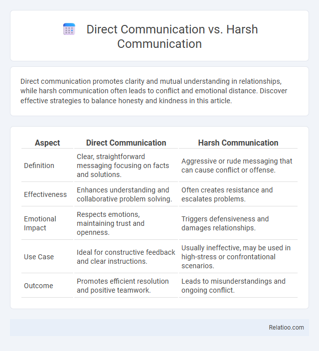 Direct Communication vs. Harsh Communication - What is The Difference?
