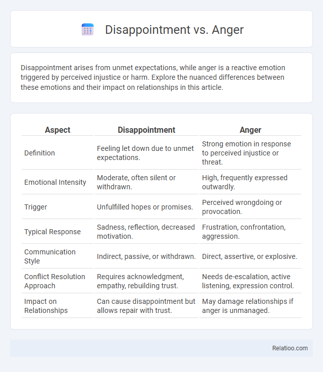 Disappointment vs. Anger - What is The Difference?