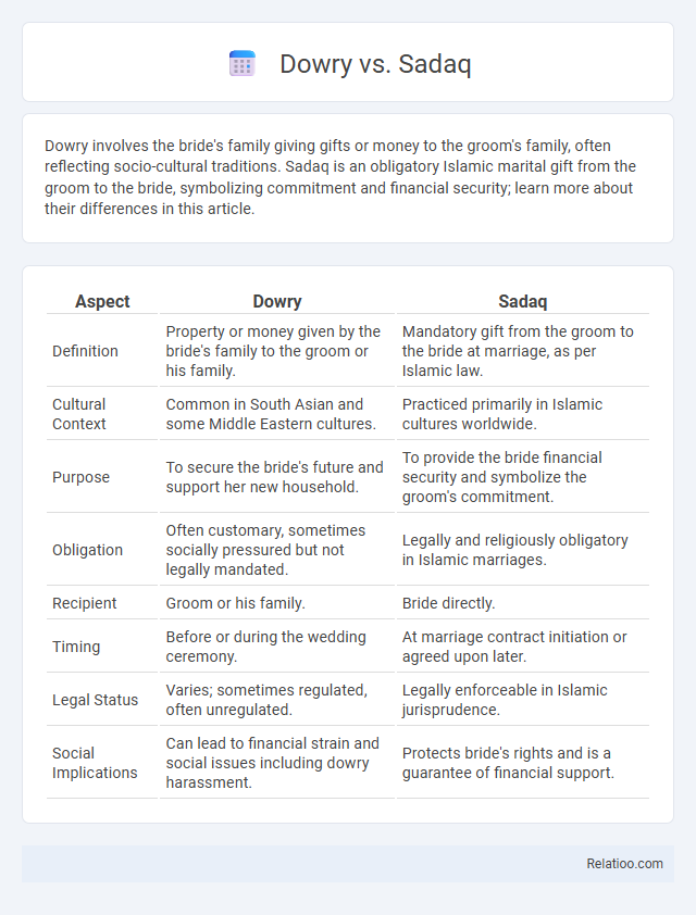 Dowry vs. Sadaq - What is The Difference?