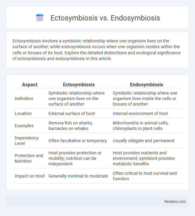 Ectosymbiosis vs. Endosymbiosis - What is The Difference?