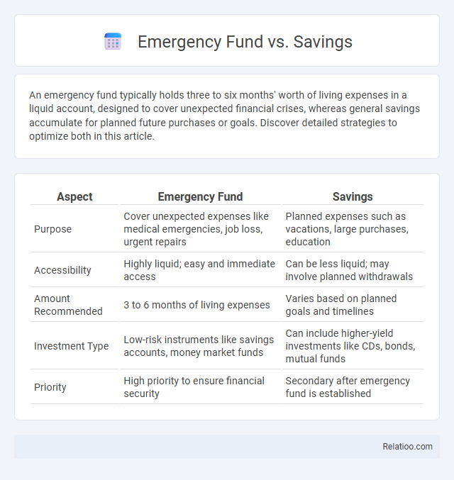 Emergency Fund vs. Savings - What is The Difference?