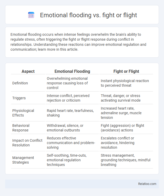 Emotional flooding vs. fight or flight - What is The Difference?