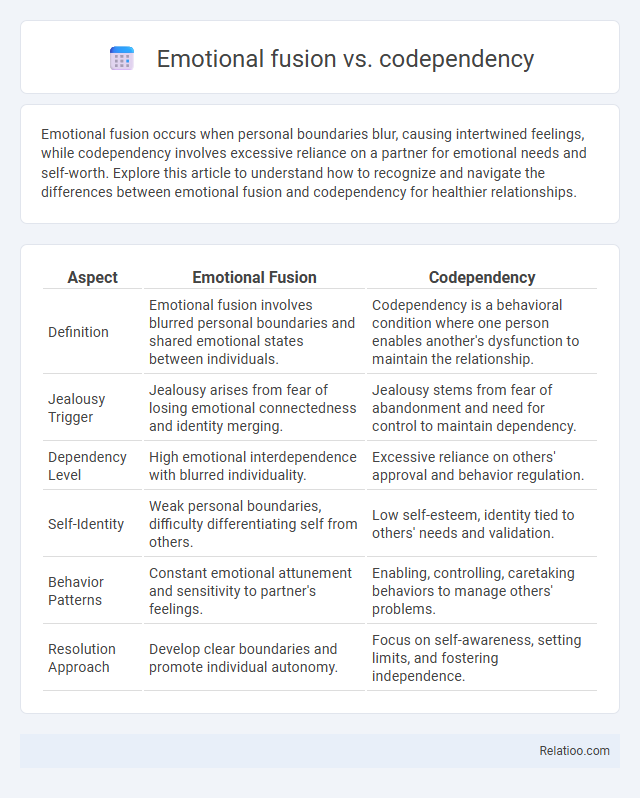 Emotional fusion vs. codependency - What is The Difference?