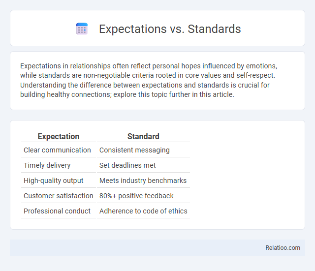 Expectations vs. Standards - What is The Difference?