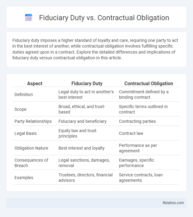 Fiduciary Duty vs. Contractual Obligation - What is The Difference?