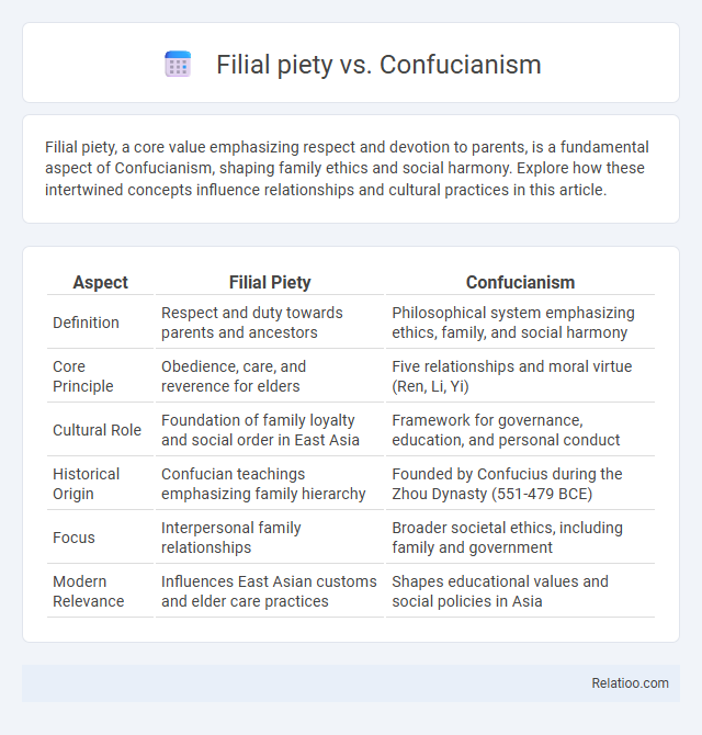 Filial piety vs. Confucianism - What is The Difference?