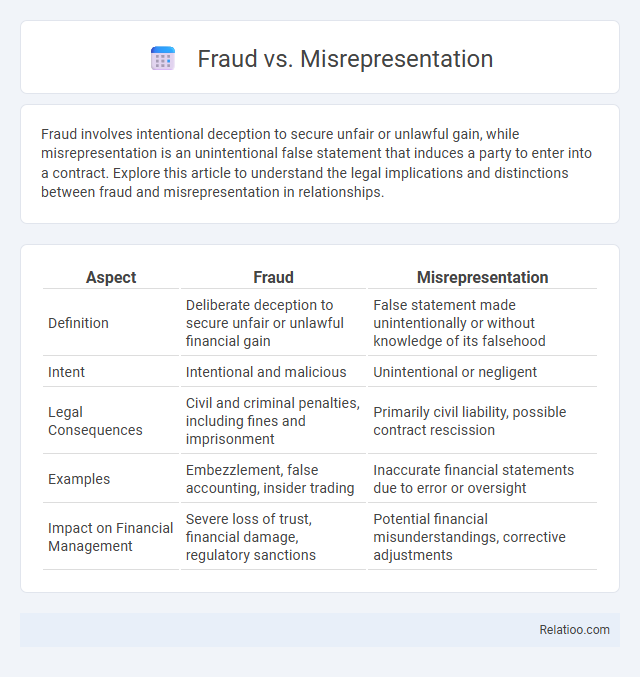 Fraud vs. Misrepresentation - What is The Difference?