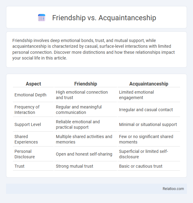 Friendship vs. Acquaintanceship - What is The Difference?