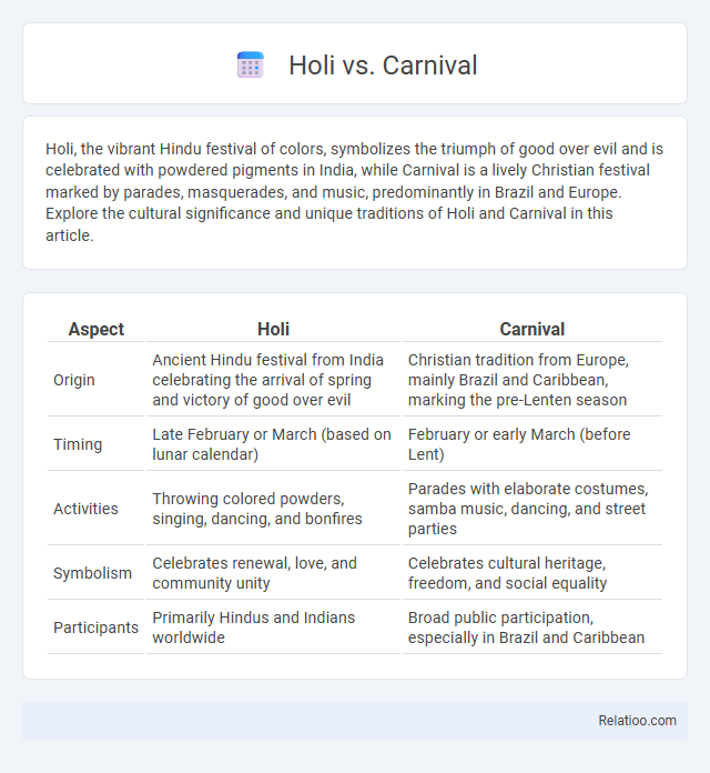 Holi vs. Carnival - What is The Difference?