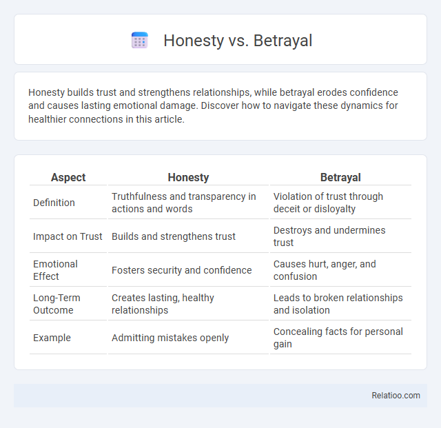 Honesty vs. Betrayal - What is The Difference?