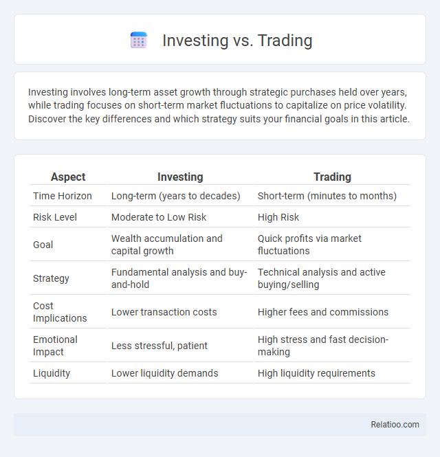 Investing vs. Trading - What is The Difference?