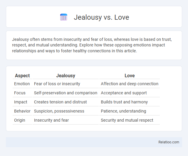 Jealousy vs. Love - What is The Difference?