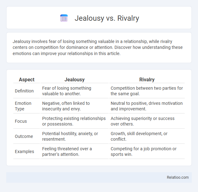 Jealousy vs. Rivalry - What is The Difference?