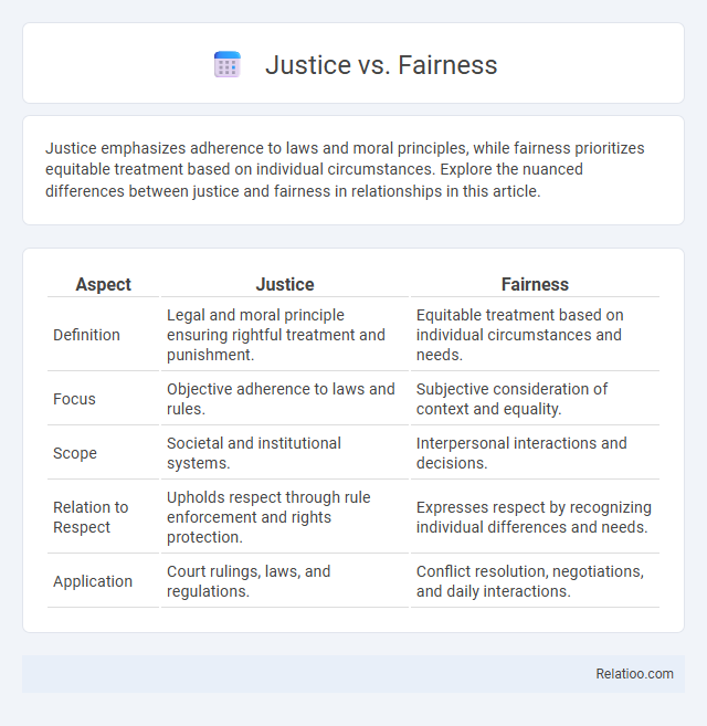 Justice vs. Fairness - What is The Difference?