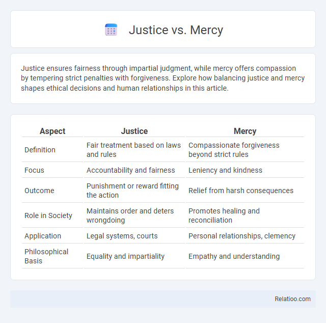 Justice vs. Mercy - What is The Difference?