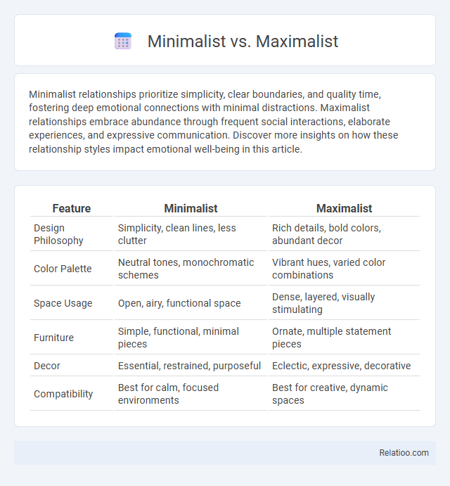 Minimalist vs. Maximalist - What is The Difference?