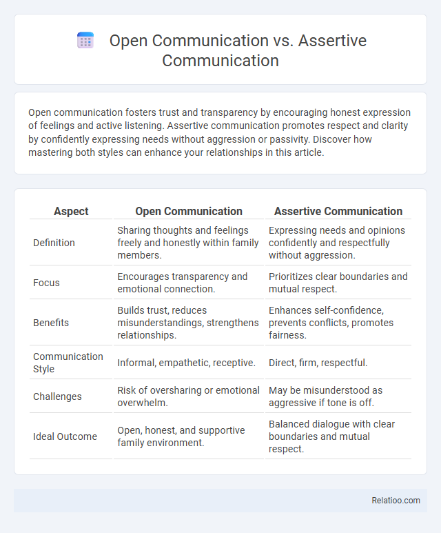 Open Communication vs. Assertive Communication - What is The Difference?