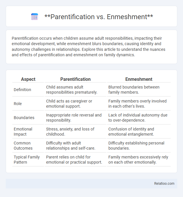 Parentification vs. Enmeshment - What is The Difference?