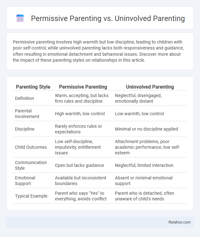 Permissive Parenting vs. Uninvolved Parenting - What is The Difference?