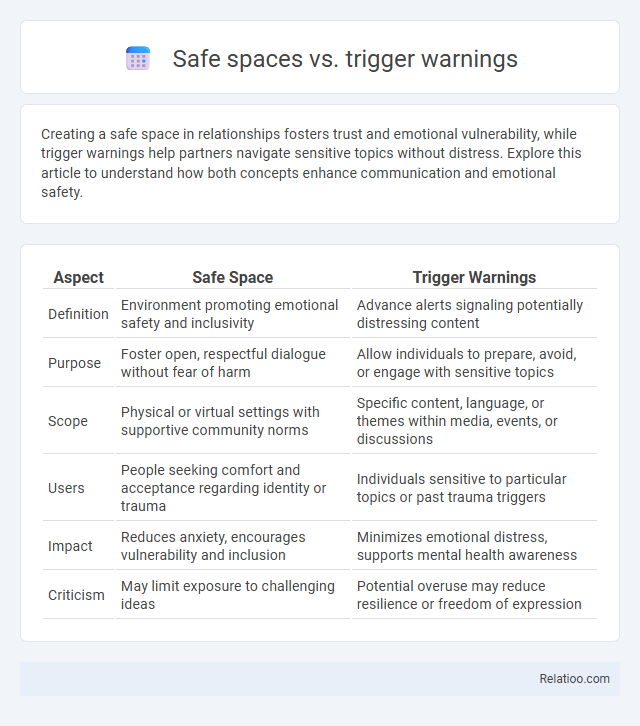 Safe spaces vs. trigger warnings - What is The Difference?
