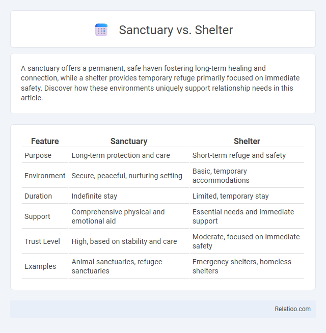 Sanctuary vs. Shelter - What is The Difference?