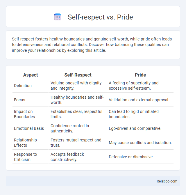 Self-respect vs. Pride - What is The Difference?