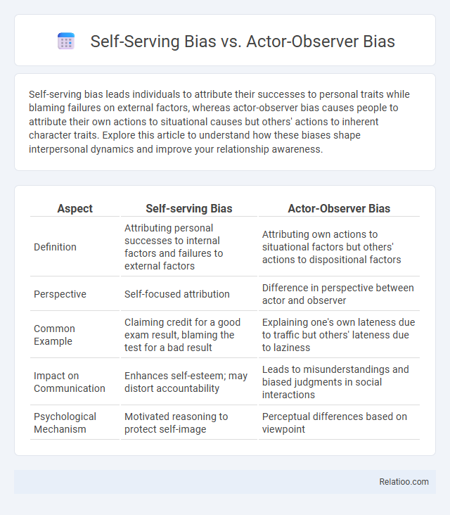 Self-Serving Bias vs. Actor-Observer Bias - What is The Difference?